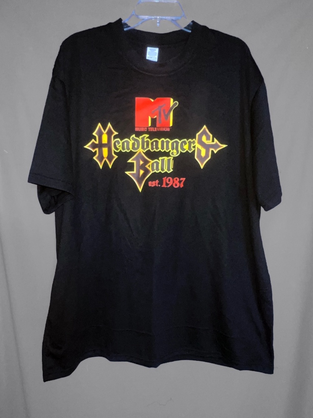 Unisex: Black MTV “Headbangers Ball” T-Shirt